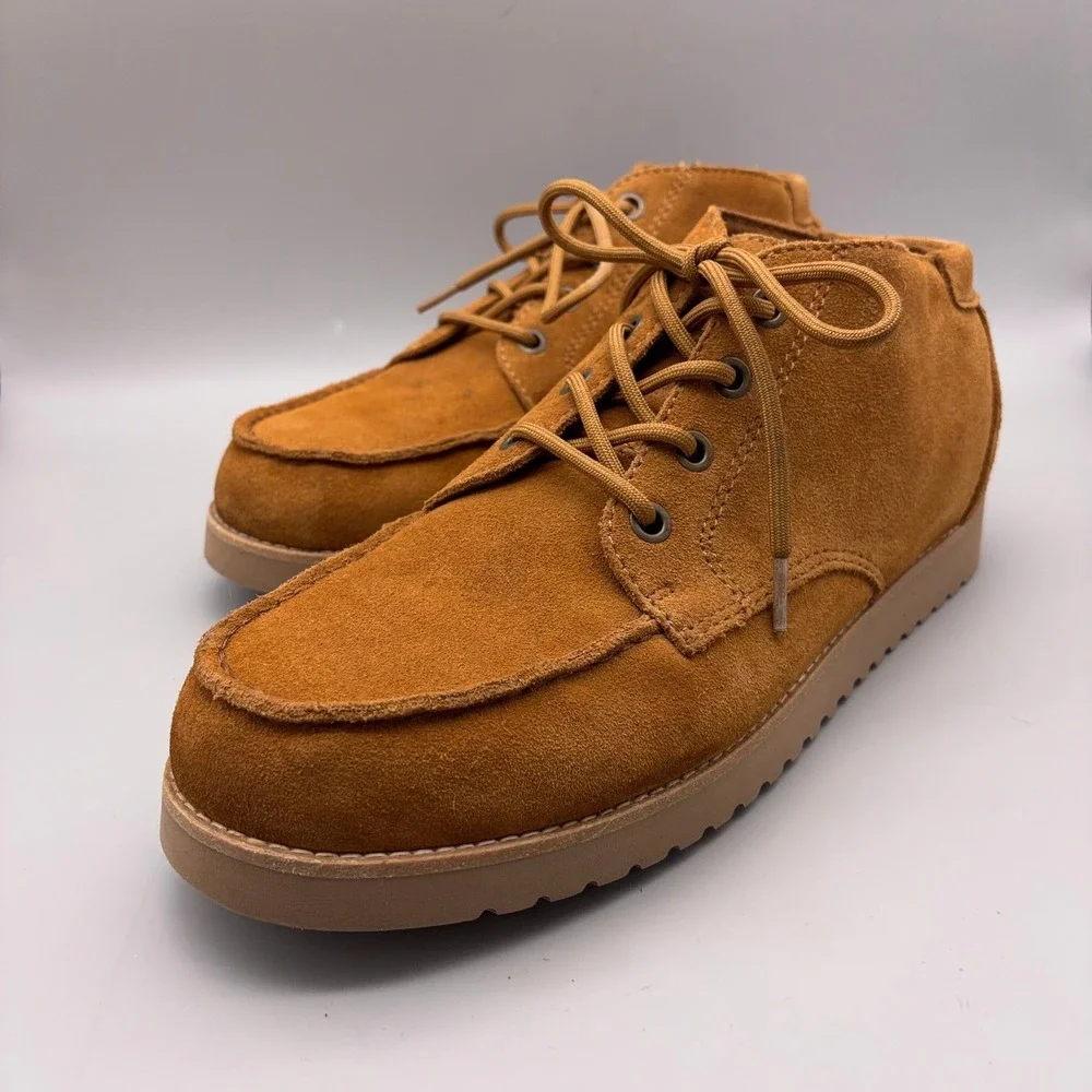 Koolaburra by UGG Chukka Boots Mens 13 Brown Suede Lace Up Moccasin Toe